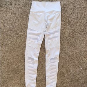 White Alo Yoga Pants